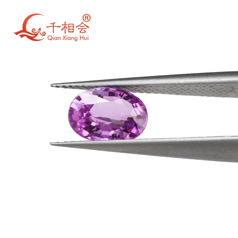 Pinkish Purple Natural  Sapphire  Fancy Cut Loose Gemstone Decorative Jewelry Gift GRC Certified