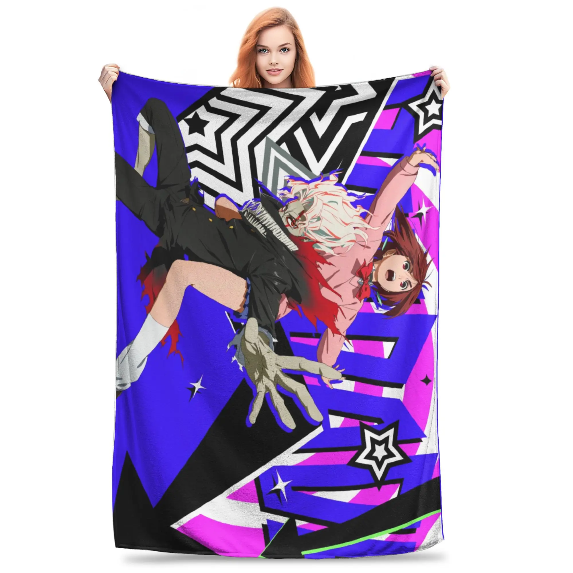 Dandadan Hot Manga (15) Super Soft Blanket  Girls Boys Plush Throw Blanket Comfortable Bedroom Flannel Bedspread Sofa Bed Cover