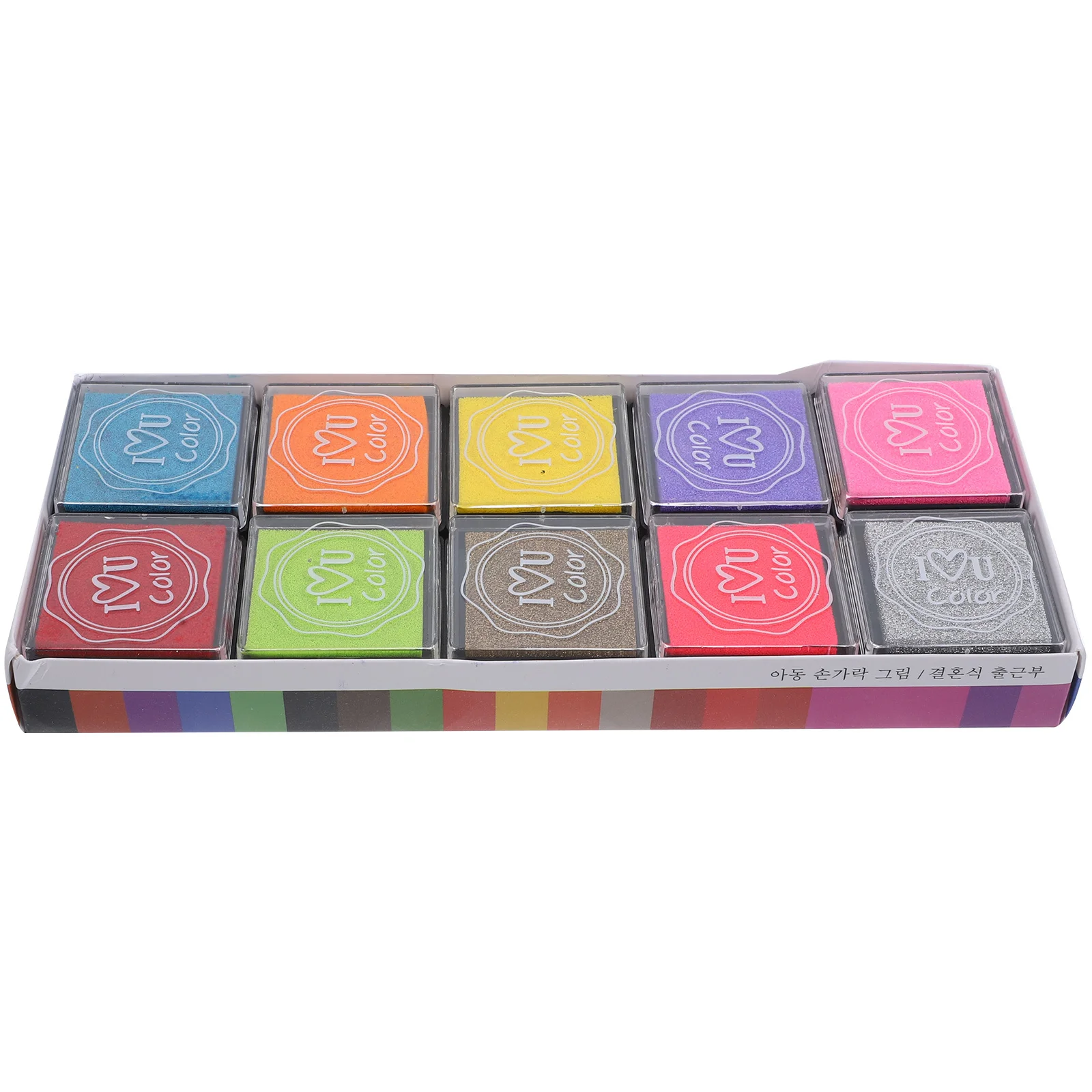 20 szt. Poduszek z tuszem do malowania palcami dla dzieci, tęczowe, zmywalne, do majsterkowania, do rysowania, do szkółek przedszkolnych, wielokolorowe