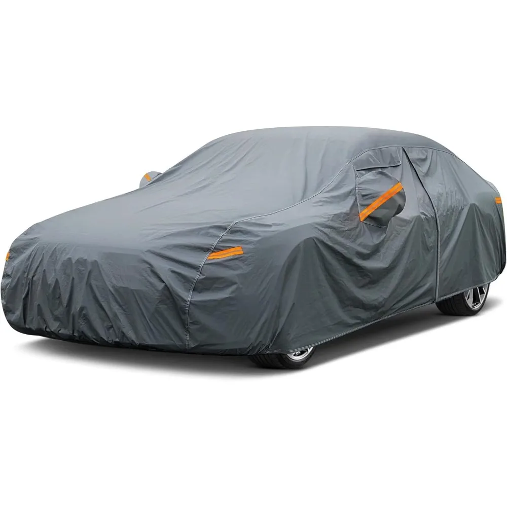 

16 Layers Waterproof All Weather Heavy Duty Outdoor Car Cover Universal Fit for Sedans