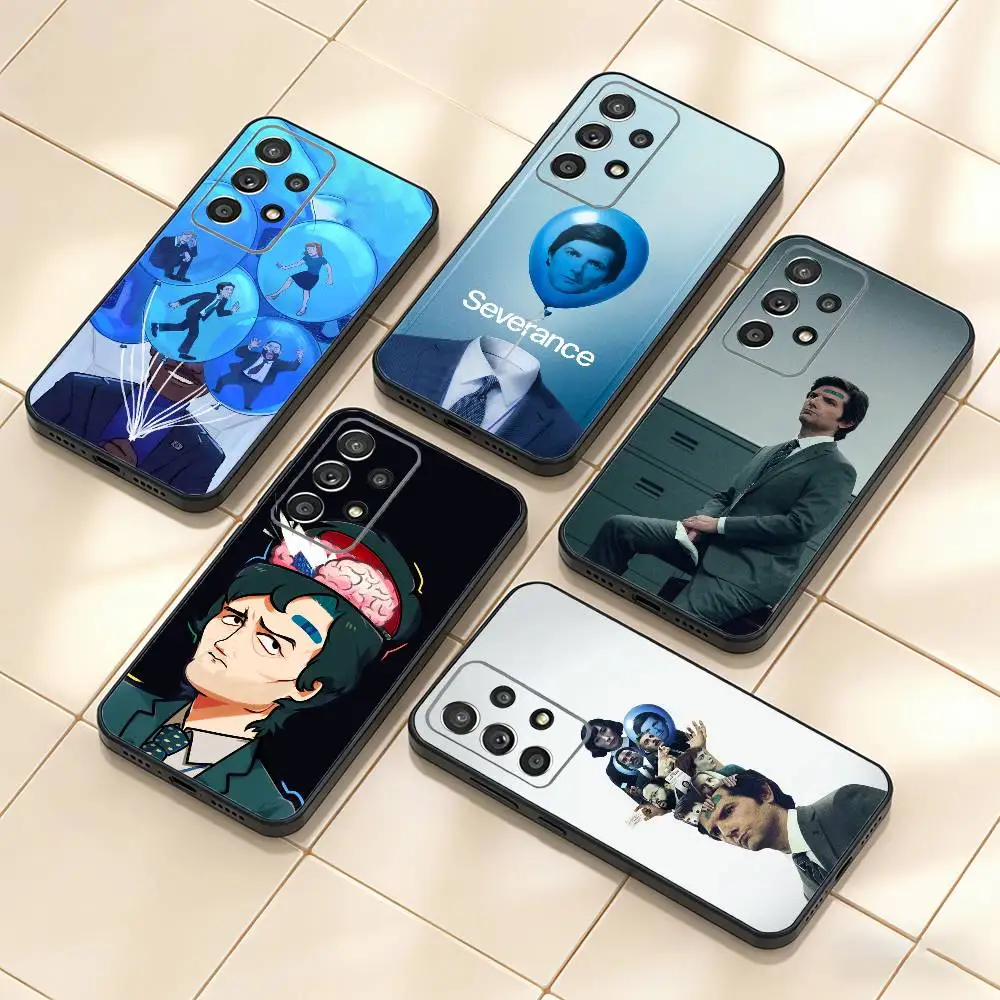 S-Severance Mark Scout Phone Case For Samsung S25,S24,S21,S22,S23,S30,Ultra,S20,Plus,Fe,Note,10,9,5G Black Cover