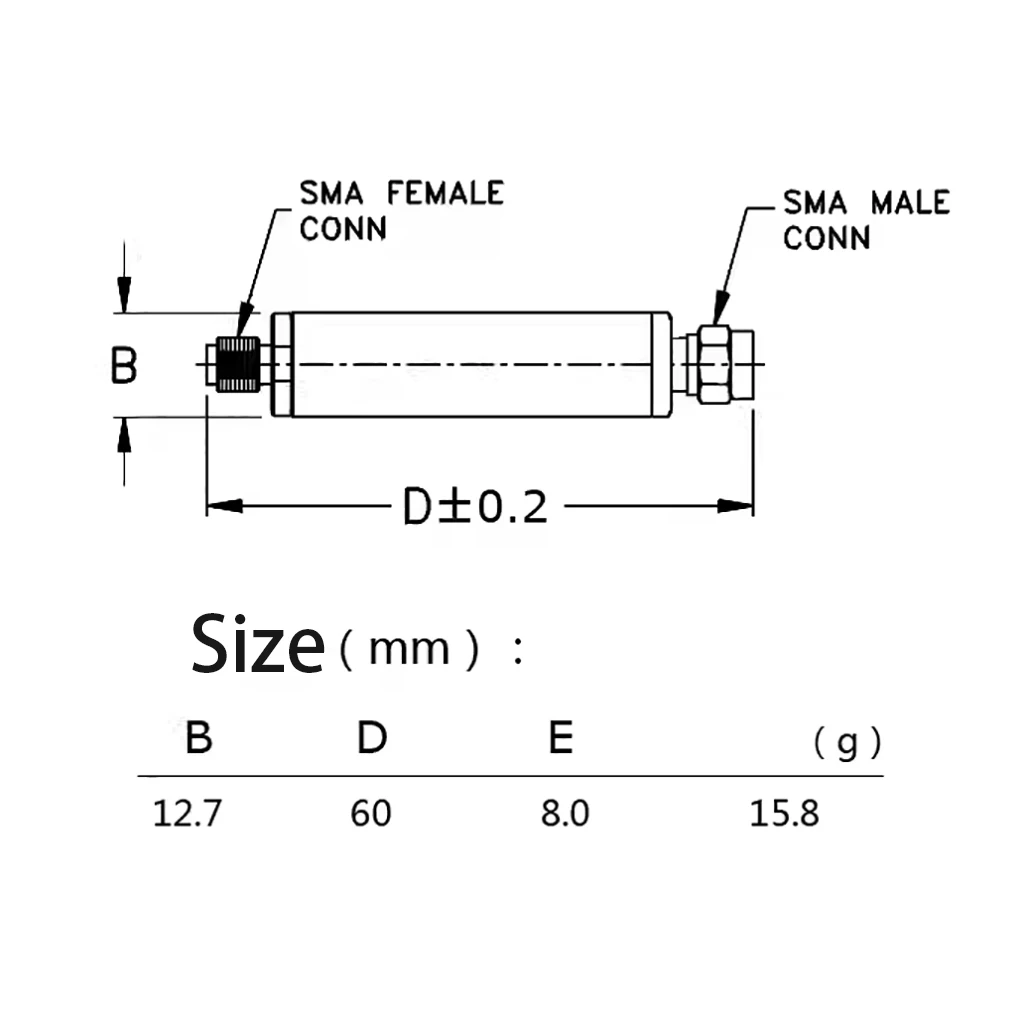 (35 dBm 300-470MHz UHF Wireless Remote Control ISM Band Bandpass Filter Compact Size with SMA Connector