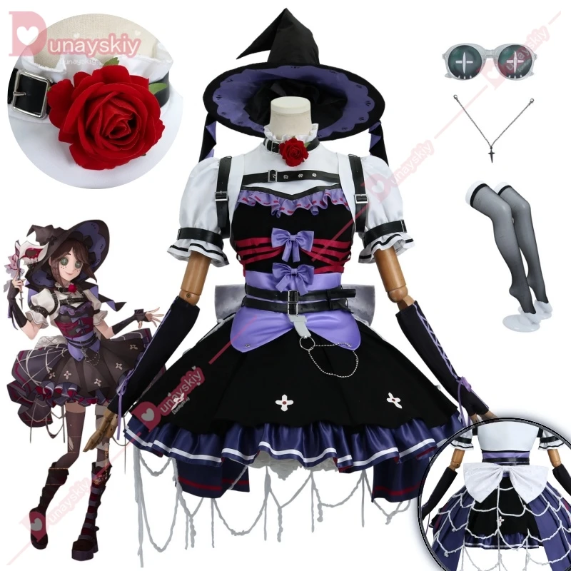 

Bloody Queen Game Identity V Cosplay Costume New Skin Gothic Lolita Dress Headwear Wig Halloween Party Carnival Outfits