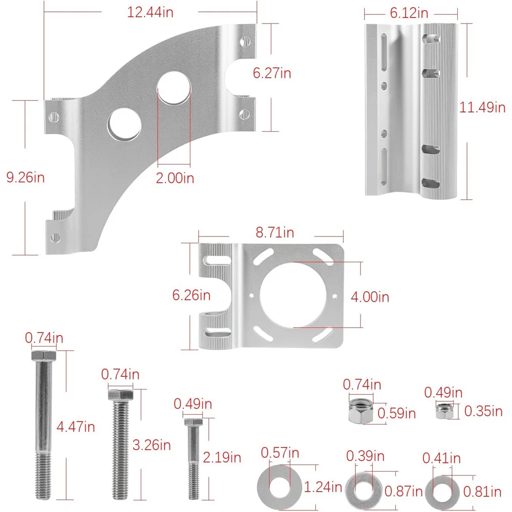 Replacement for Minn Kota1810340Talon Side-Mounted Jack Plate Bracket Talon Bracket Jackplate G2-Port/Starboard Talon Mounting B