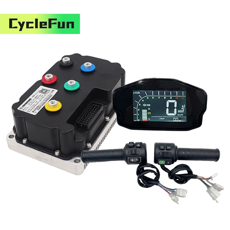 

Контроллер FarDriver ND72360 3 кВт BLDC 190A со спидометром DKD и дроссельной заслонкой T08 для комплекта для переоборудования электрических скутеров и мотоциклов