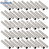 100pcs Temperature Sensor PT100 DS18B20 Stainless Steel Sleeve Blind Protection Sleeve 6X50mm 6X30MM 6*30mm 6*50mm