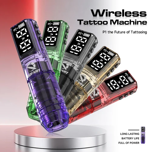 DAFART, nueva pluma de tatuaje de 1500mah, máquina de tatuaje inalámbrica, Kit completo para principiantes, tatuajes, artistas, accesorios de tatuaje