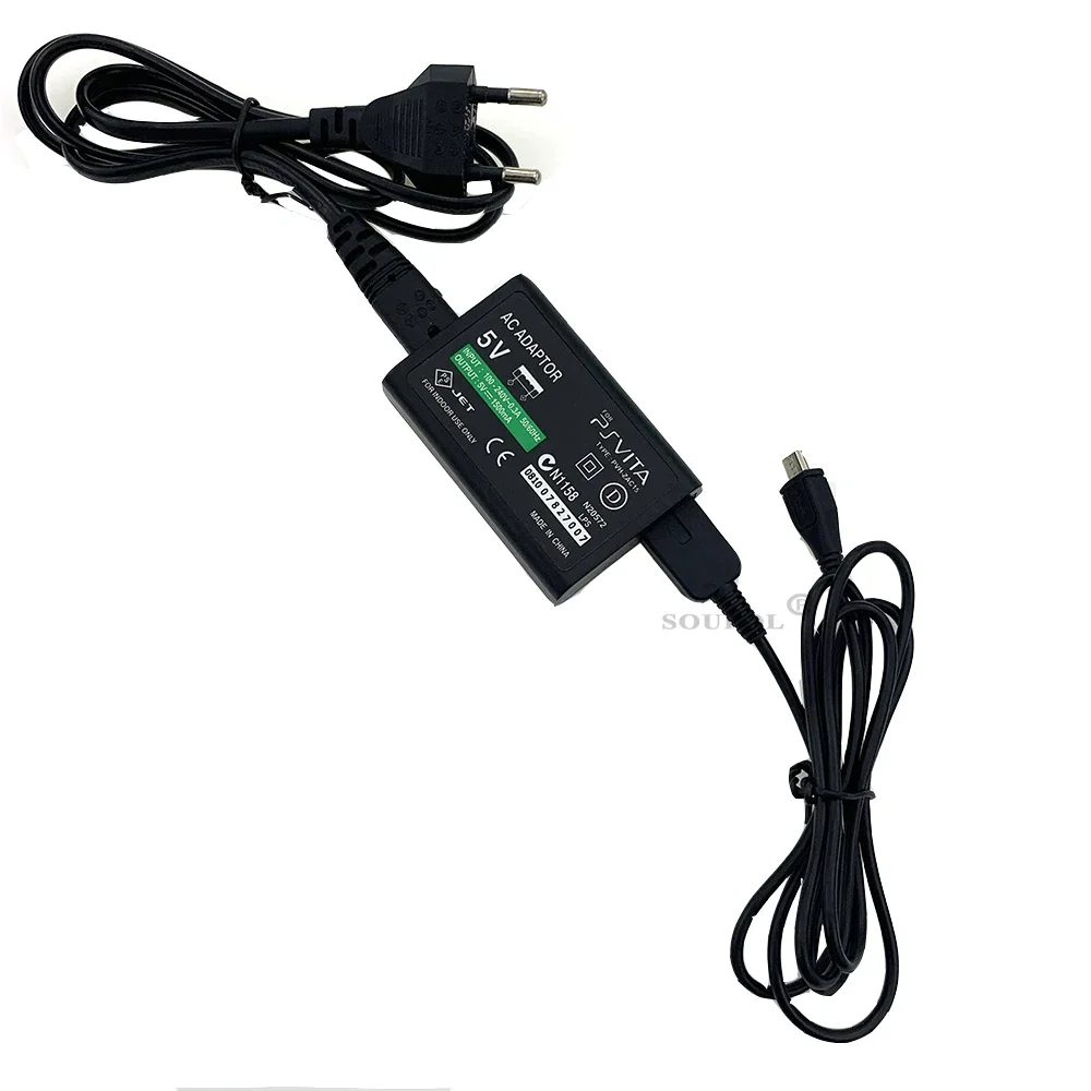 NEW Home Charger Power Supply 5V AC Adapter For PS Vita 2000 USB Charging Cable Cord For PS Vita 2000 Psvita PSV Slim EU US Plug