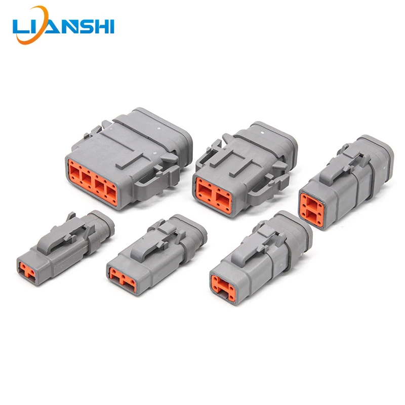 Automotive connector DTM06-2S-E007 waterproof connector DTM04-12PA-E007 male Female high cover plug DTM06-6S-E007