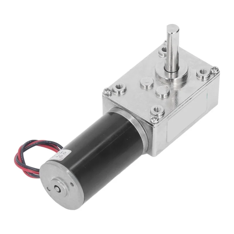

DC Geared Motor Small 18W Large Torsion Reversible Turbine Worm Speed Reduction Motor With Self Locking DC12V 10RPM/200RPM