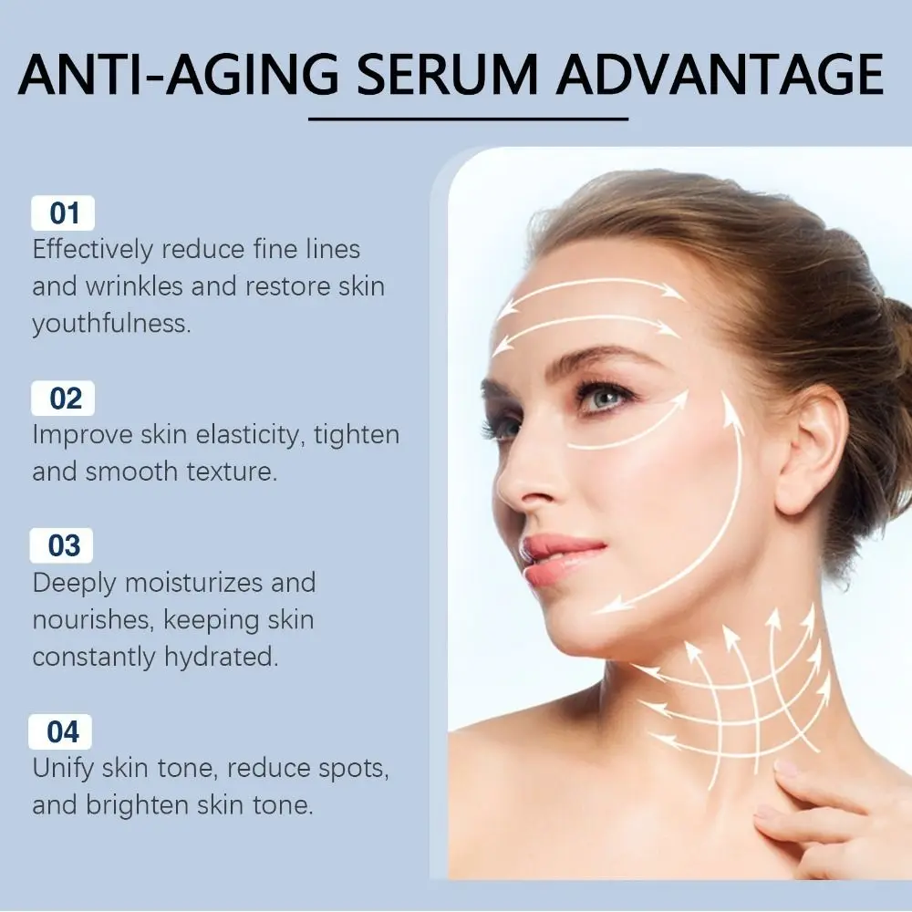 2PCS Reduce Fine Lines Olavitas Serum Anti-Aging Liquid Wrinkle Reduction Olavita Face Serum Olavitas Liquid Solution