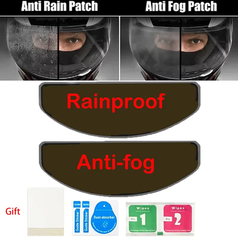 

Universal Moto Helmet Anti-fog Patch Film Winter Motorcycle Outdoor Anti-Fog Rainproof Film Racing Motorbike Accessories