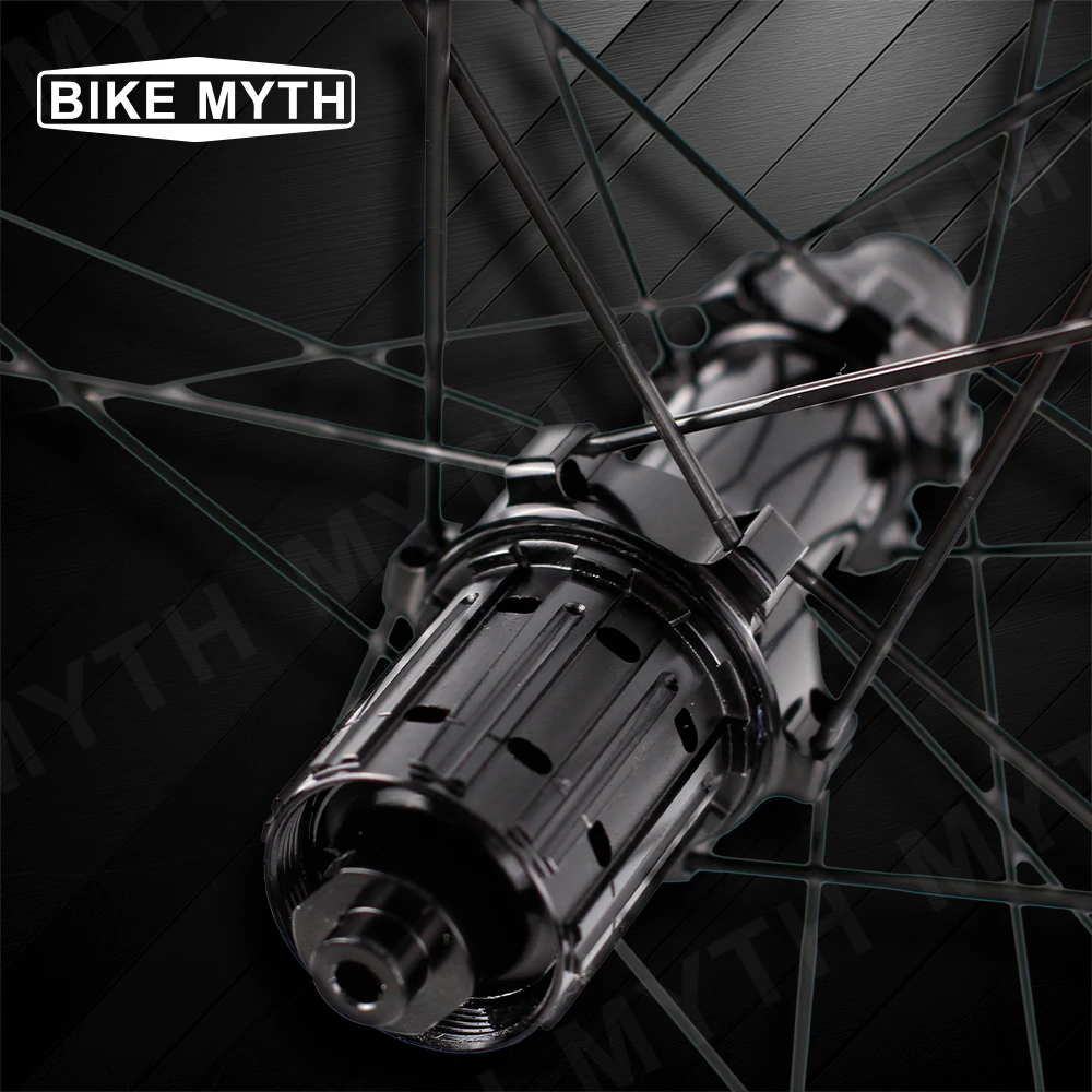 BIKE MYTH 48mm Carbon Wheelset Rim Brake V Brake 35mm 48mm 60mm 80mm Clincher Wheelset T700 T800