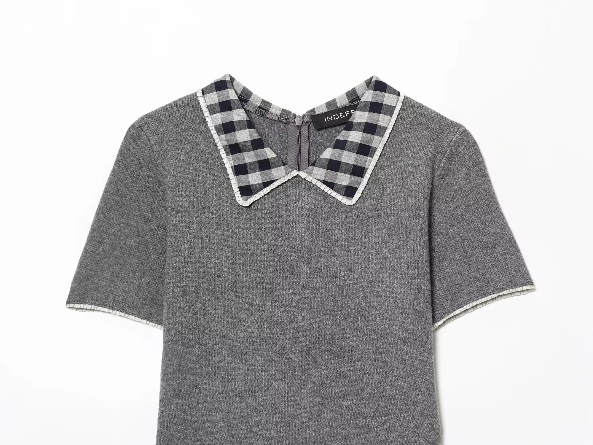 2025 vestido de painel de gola nova chegada roupa de escritório elegante painel de gola peça de camadas estilo versátil