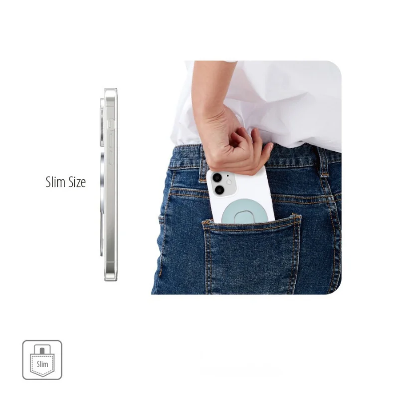 Tragbarer Magnetischer Fingerring-Handyhalter Luxuriöser Abnehmbarer Griff-Ständer für iPhone Leder-Handyhalterung Magnetische Faltbare Halterung – Detail 7