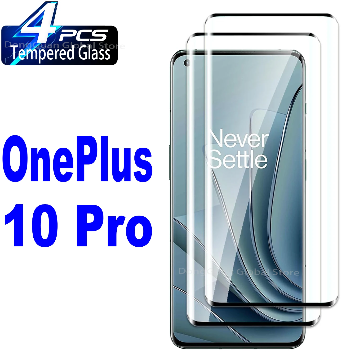 1Pcs/4Pcs Tempered Glass For OnePlus 10 Pro Screen Protector Glass Film