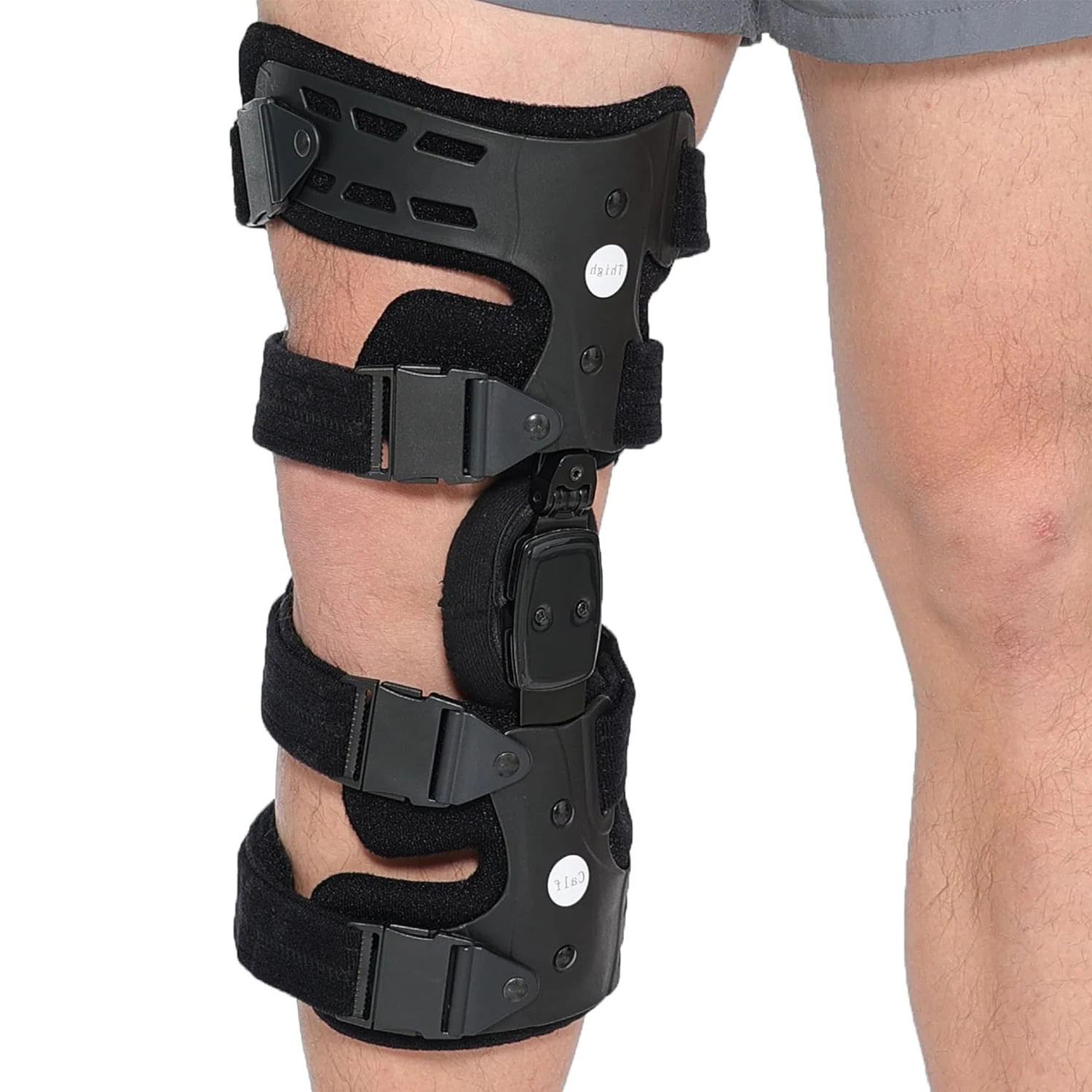 Lateral Unloader Knee Brace for Osteoarthritis, Bone on Bone Joint Degeneration Offloader with Built in Hex Key, Outside Left