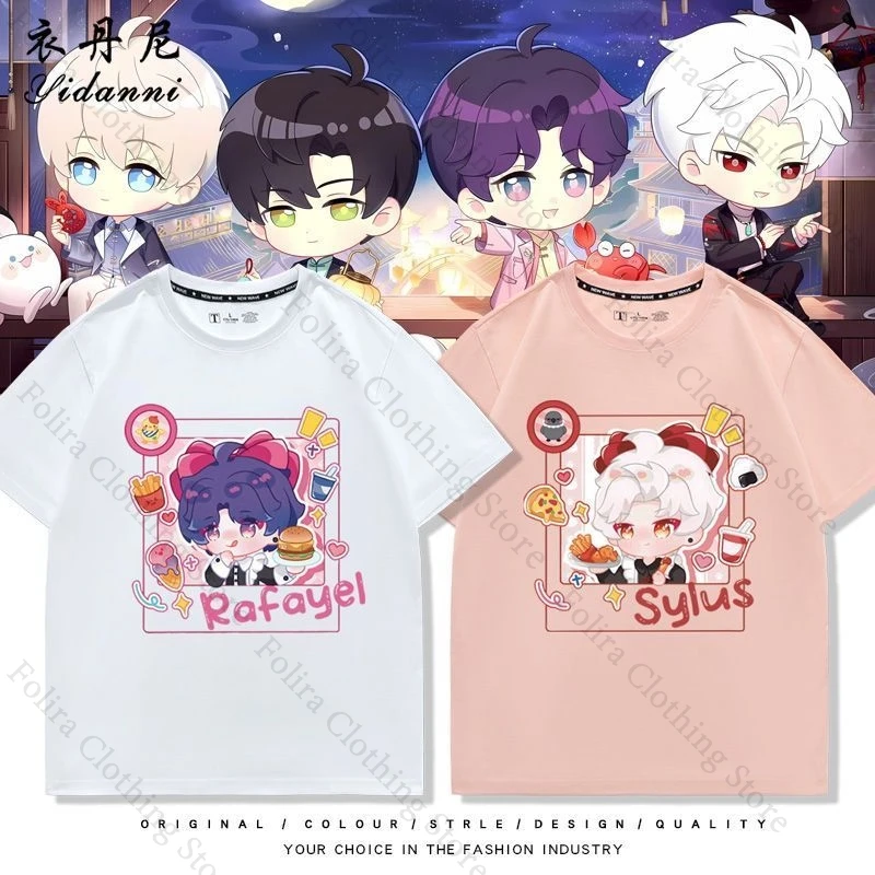 

Game Love and Deepspace Zayne Xavier Kawaii Print T-shirt for Women Summer Tops Short Sleeve Tee Daily Women Clothing