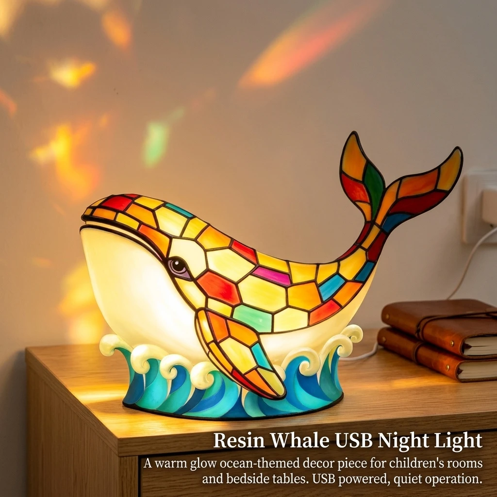 1pc-night-light-resin-usb-powered-led-table-lamp-for-kids-bedroom-nursery-ocean-animal-decor-birthday-gift-durable