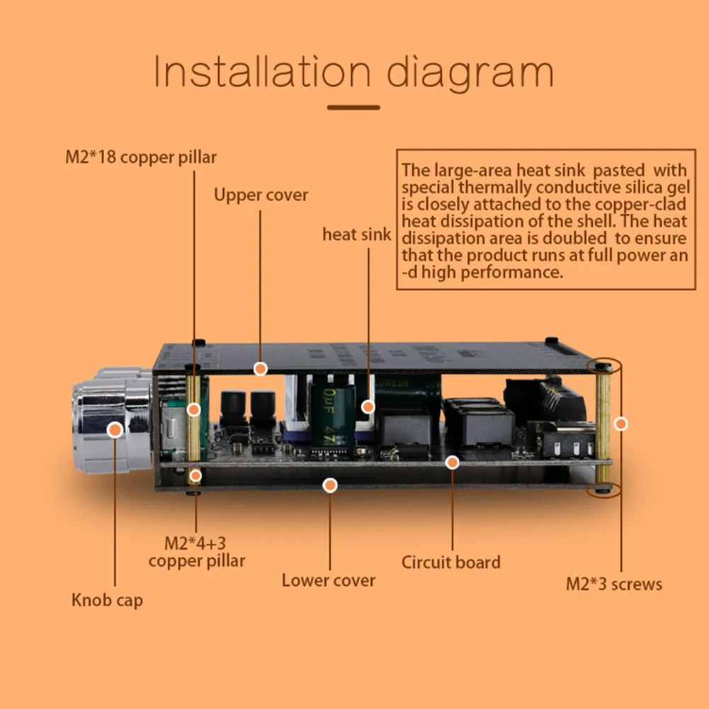 XY-S100H 50Wx2+100W 2.1 Power Audio Stereo Subwoofer Amplifier Board Channel Amplifier Bluetooth-Compatible Audio Board