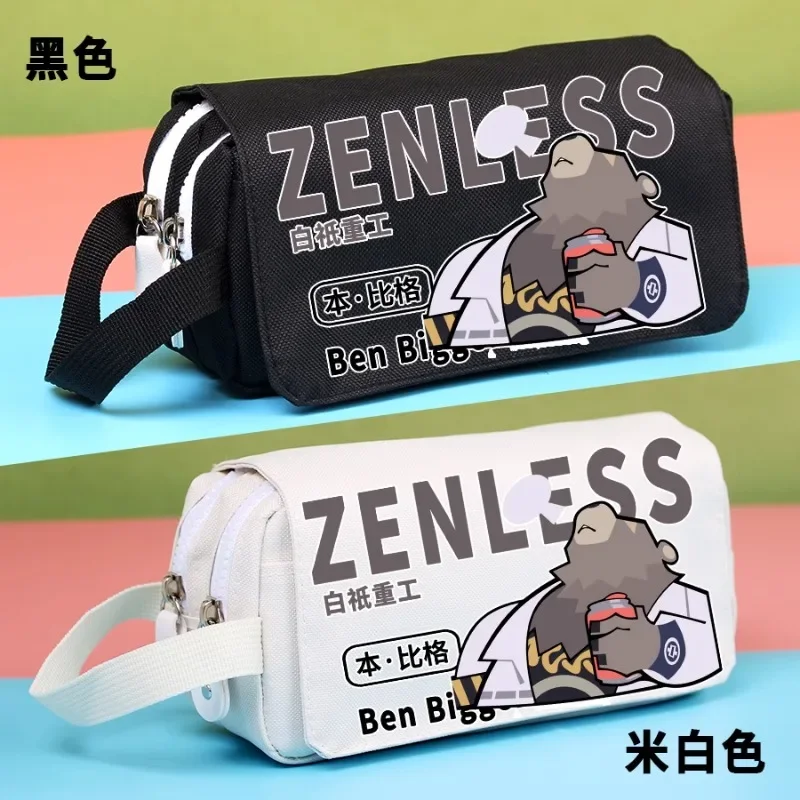 Zenless Zone Zero Anime Game Cos Soijkaku Elin Joe Ben lebih besar Billy Anthy dll. Kotak pensil cetak kartun uniseks, hadiah sederhana