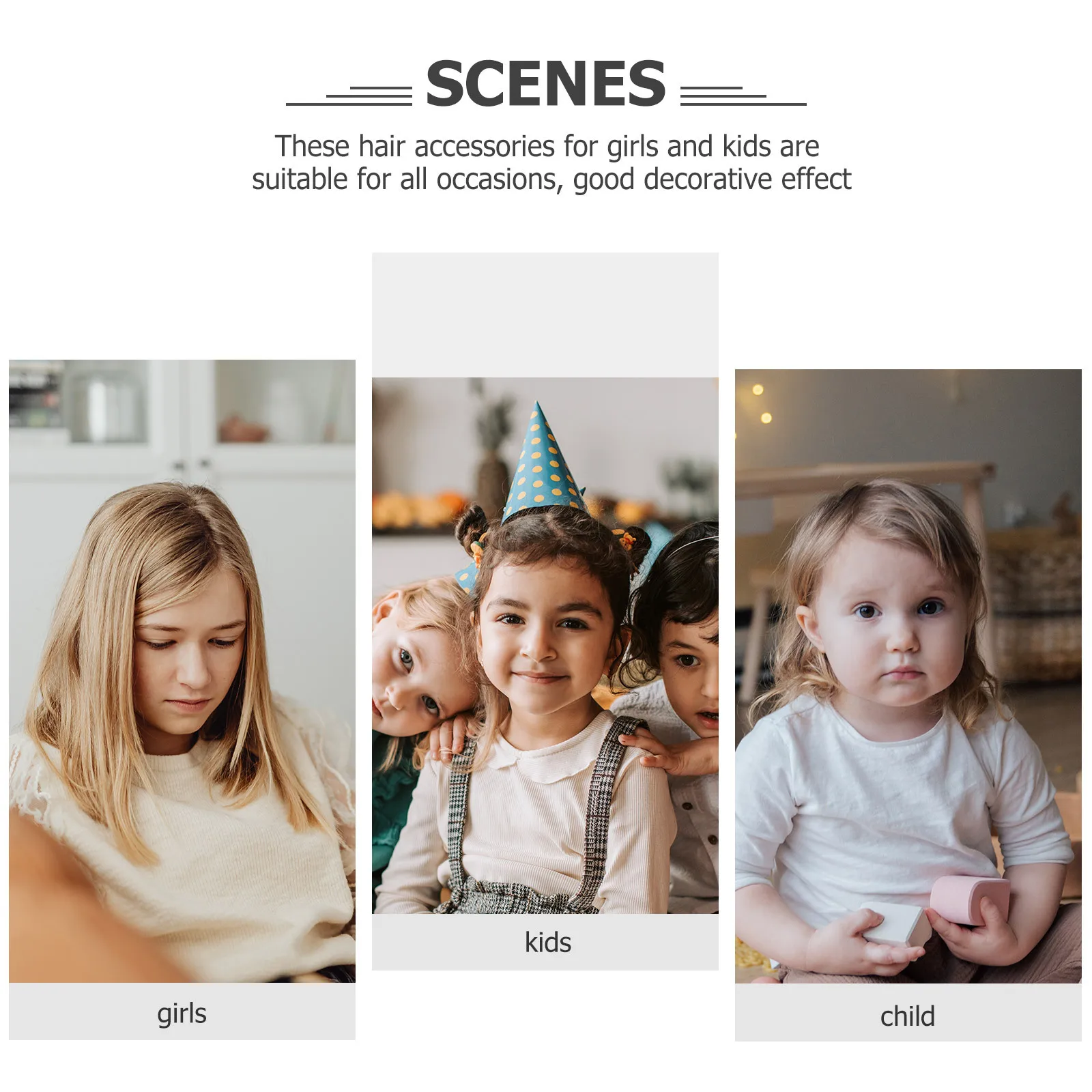 

1 set 1 Set Clips For Girls Baby Accessories Cute Children Barrettes Toddler Baby Hair Accessories Bangs Clip Hair Ornament