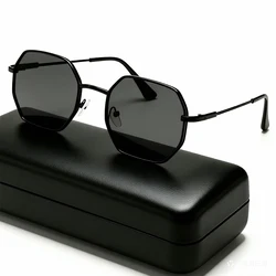 1-2 uds nuevas gafas De Sol fotocromáticas De aluminio De moda para hombres y mujeres gafas De Sol polarizadas camaleón antideslumbrantes gafas De Sol para conducir