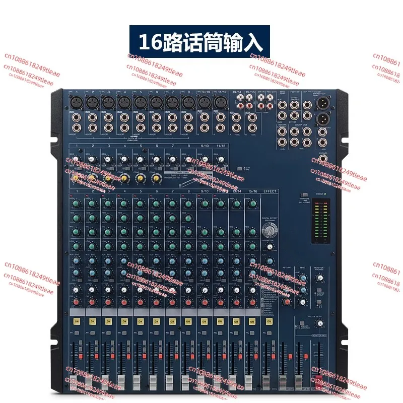 MG82CX MG124CX MG166CX خلاط مسرح احترافي ذو 16 اتجاهًا و12 اتجاهًا مع تأثيرات