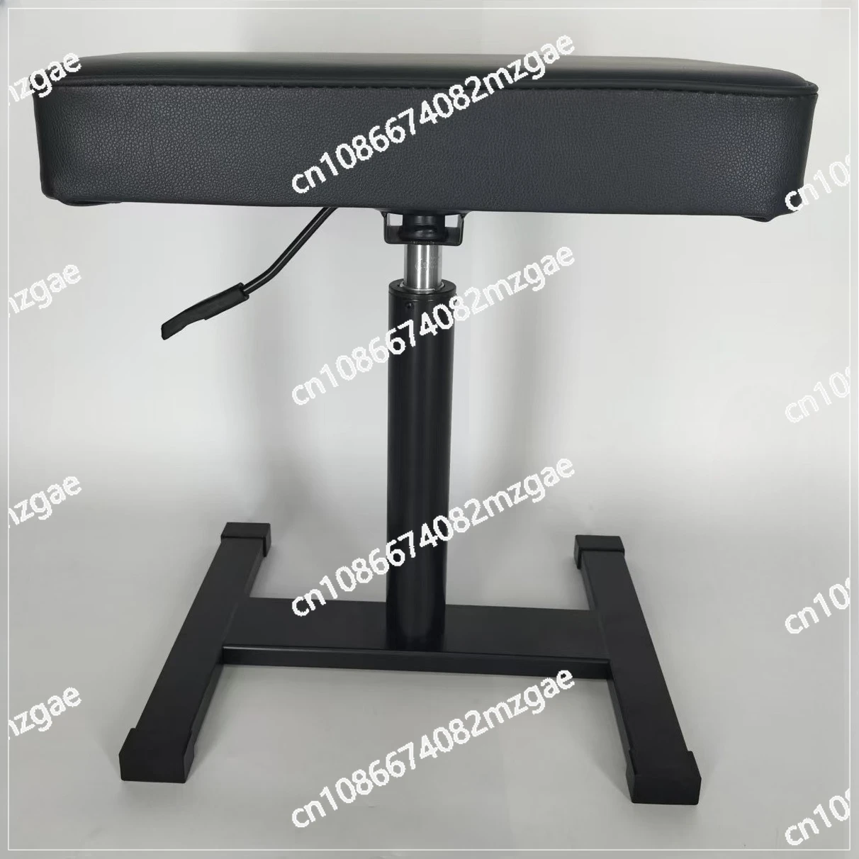 Hydraulic Gas Lift Adjustable Piano Bench, Electronic Keyboard Stool with Smooth Height Adjustment for Musicians