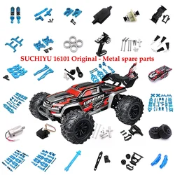 Aluminum Suspension Arm, Steering Wheel Seat Steering Cup, Modified Metal Parts, SCY RC Car 16101 16102 16103 Accessories JJRC