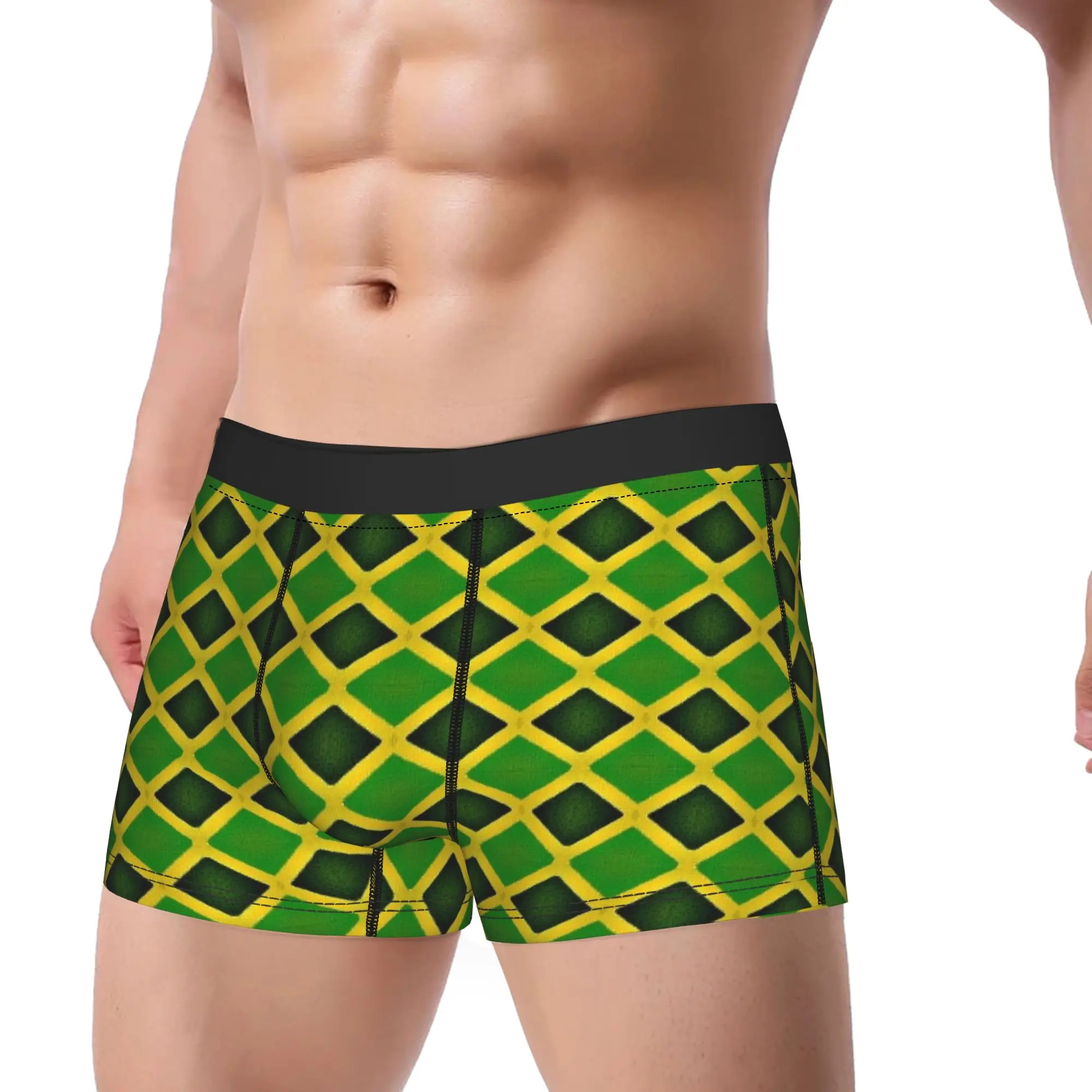 GREAT JAMAICA NATIONAL DAY Underwear  Comfortable Underpants Custom DIY Boxer Brief For Men Pouch Large Size Boxer Shorts