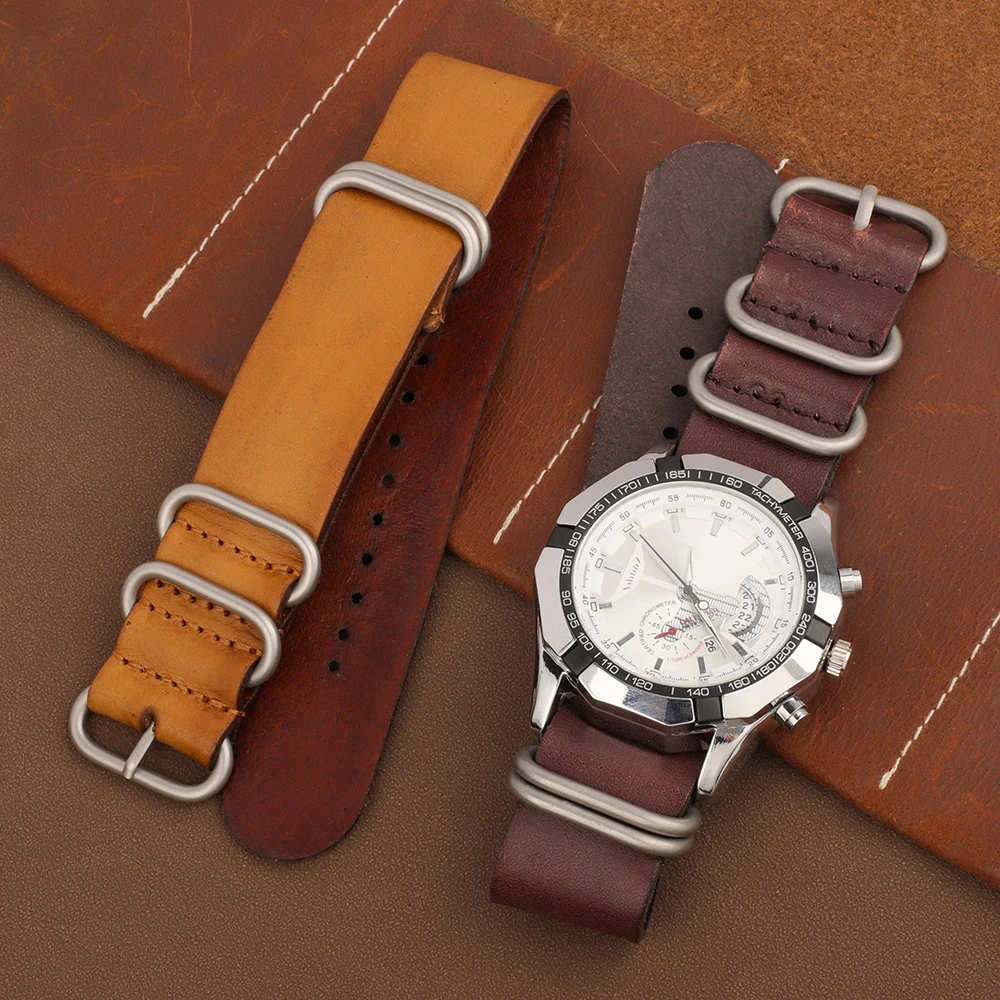 

Винтажный ремешок для часов из воловьей кожи 18 мм, 20 мм, 22 мм, 24 мм, Vachetta, ремешок для часов ручной работы, сменный браслет, мужской и женский ремень для часов
