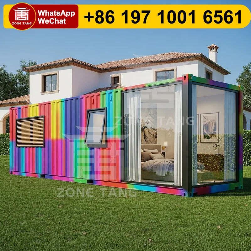 

Moisture Proof DIY Modular Homes Flat Pack Home Pre Built Homes Anti Rust Fabricated Homes Mobile Home Rural Cabin Best Portable