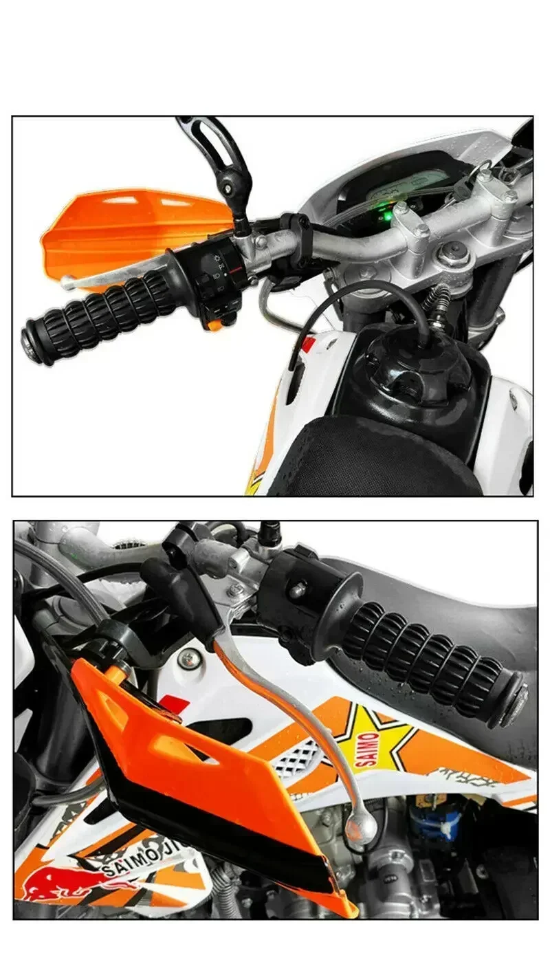 

22mm 25mm 1" Retro Vintage Handlebar Hand Grips for Honda CB400 CG Harley Custom