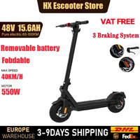 X9 Powerful Electric Scooter Adult 500W 36V 15.6AH Removable Battery Escooter Disc Brake Electric Kick E Scooter
