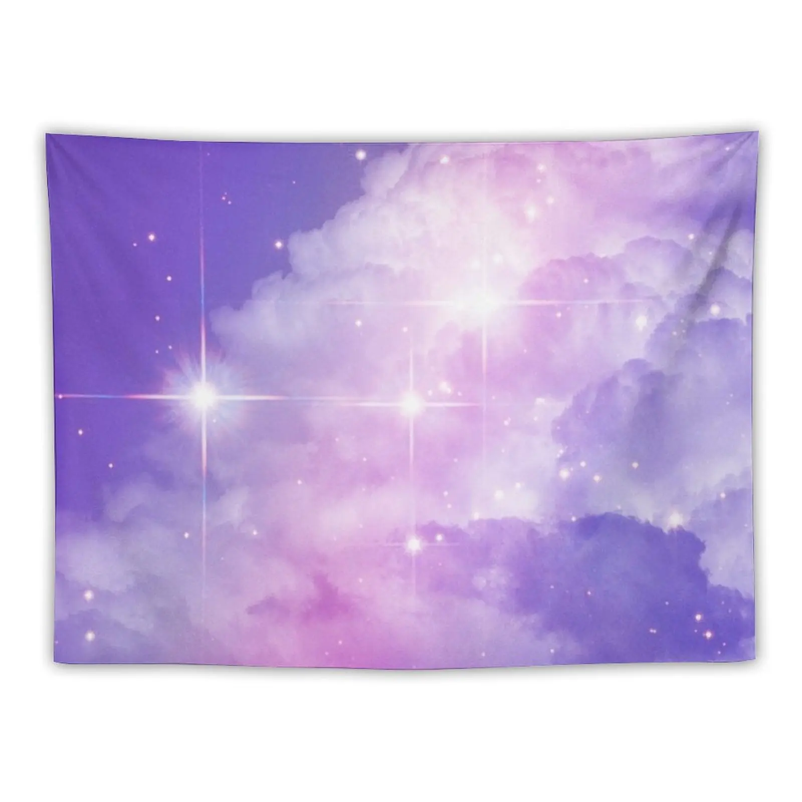 Purple Clouds Aesthetic Sky Tapestry Wall Hanging Wall Wallpaper Decorations For Your Bedroom Tapestry