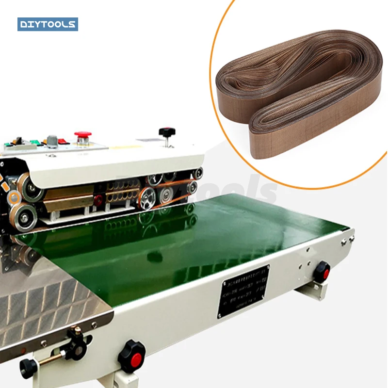 50Pcs/Bag PTFE Band Sealer Belt For FR-900 FR770 Conveyor Belt 15mm Width Sealing Machine Tape 750 770 810 Continuous Sealer