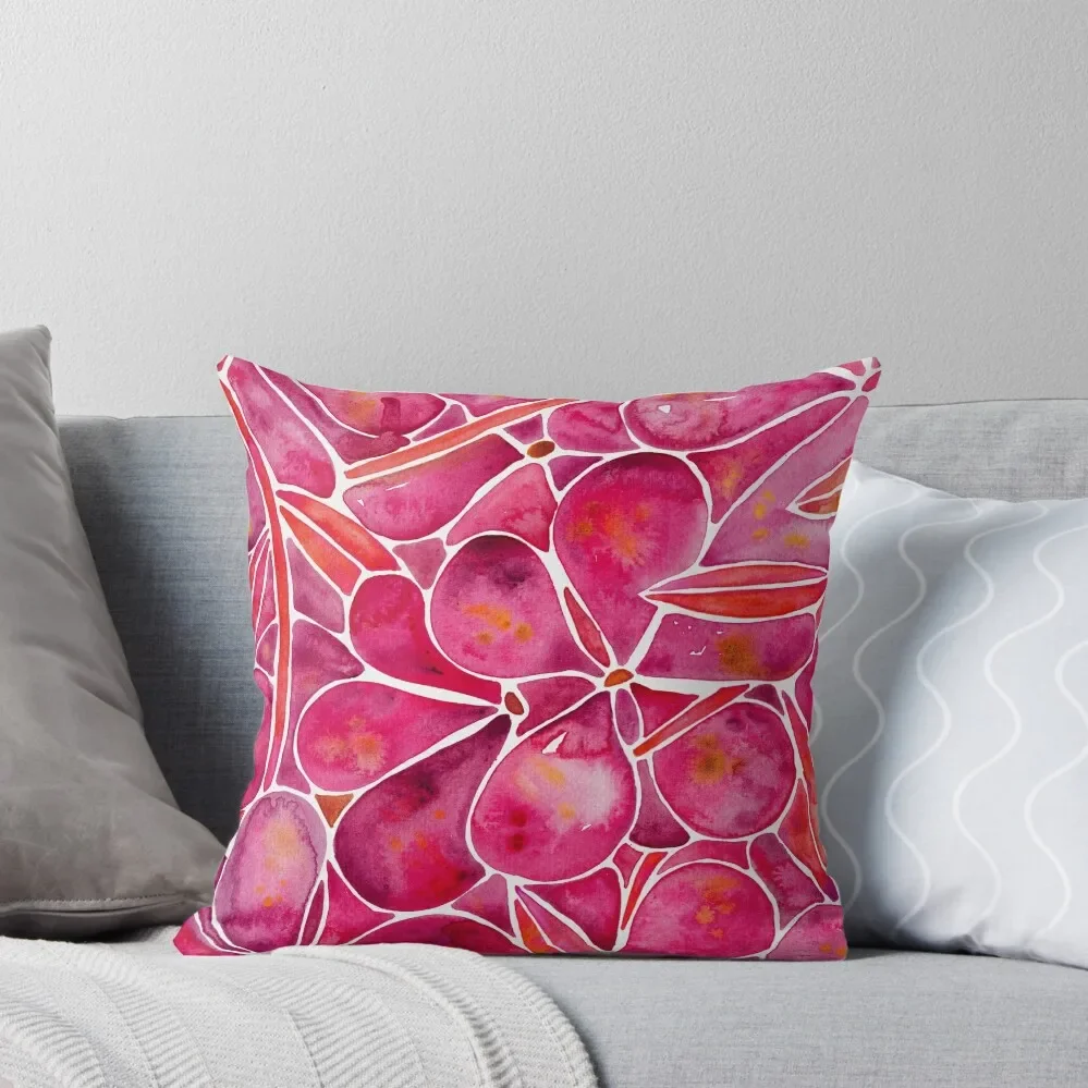 Orchid Wall – Magenta Palette Throw Pillow Pillow Covers Decorative Cushion Cover For Sofa pillow