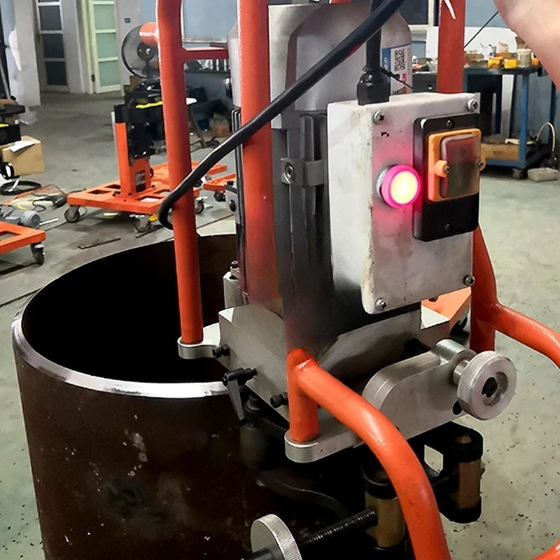 Portable hand-cranked multifunctional steel plate beveling machine pipe chamfering machine