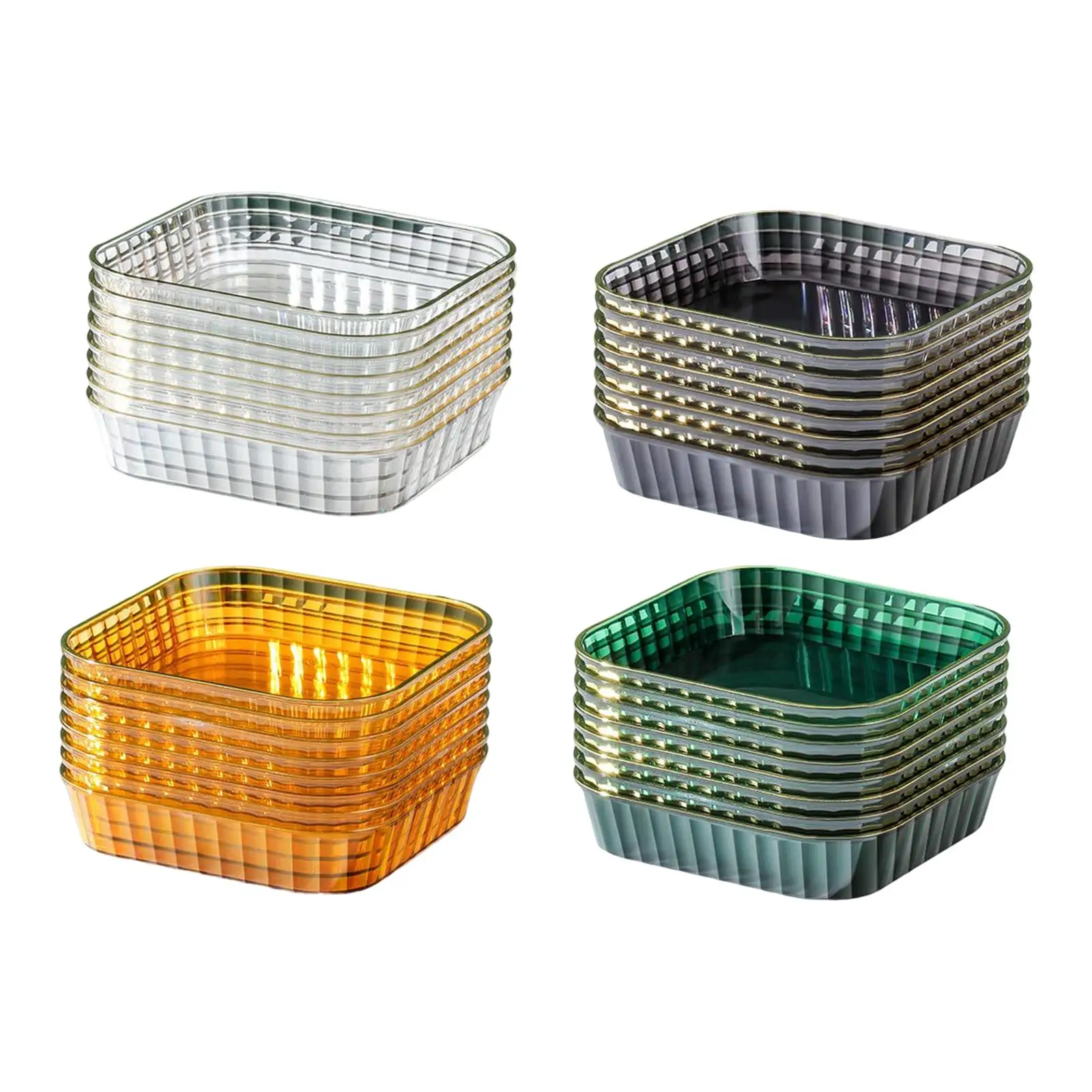 Multipurpose Small Plate Tableware Lightweight Reusable Pickle Plate with Stand