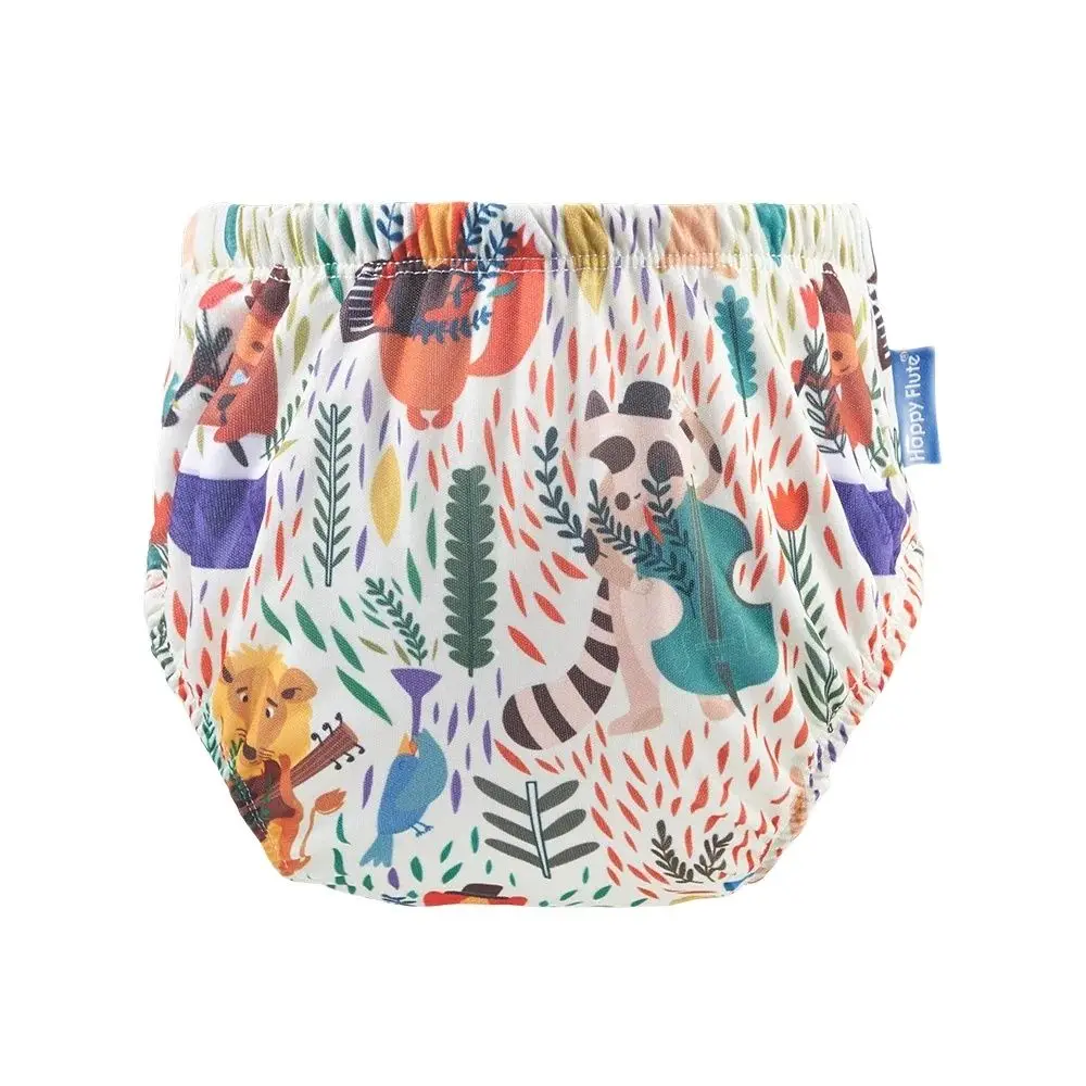 

HappyFlute Cute Animals Print 6-9KG Super Soft&Breathable Fabric Summer Baby Reusable Swimming Pants