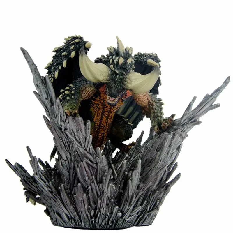 

CFB 21cm Monster Hunter Cover Monster Nergigante Figure Collectible Dragon Model Desktop Decoration Statue For Game Anime Fans