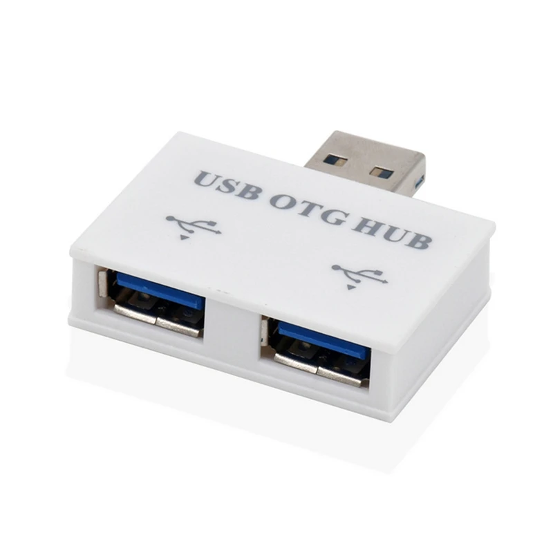 USB Hub Adapter Converter Male To Twin Charger Dual 2 Port For PC Computer Accessories USB 2.0 Splitter Hub 2 Ports