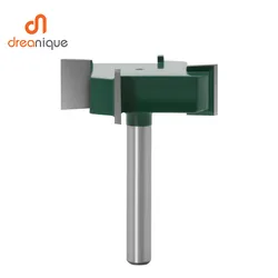 Dreanique 1PC 4 Edge T Type Slotting Cutter 6mm Shank strumento per la lavorazione del legno Router Bit legno Industrial Grade fresa Slotting