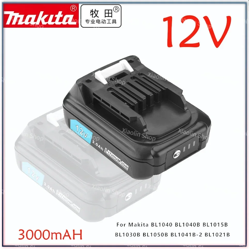 

Makita 12v lithium ion battery 197390-1 BL1015 1973901 BL1021B BL1041B BL1015B BL1020B BL1040B 3000mAh Li-ion battery