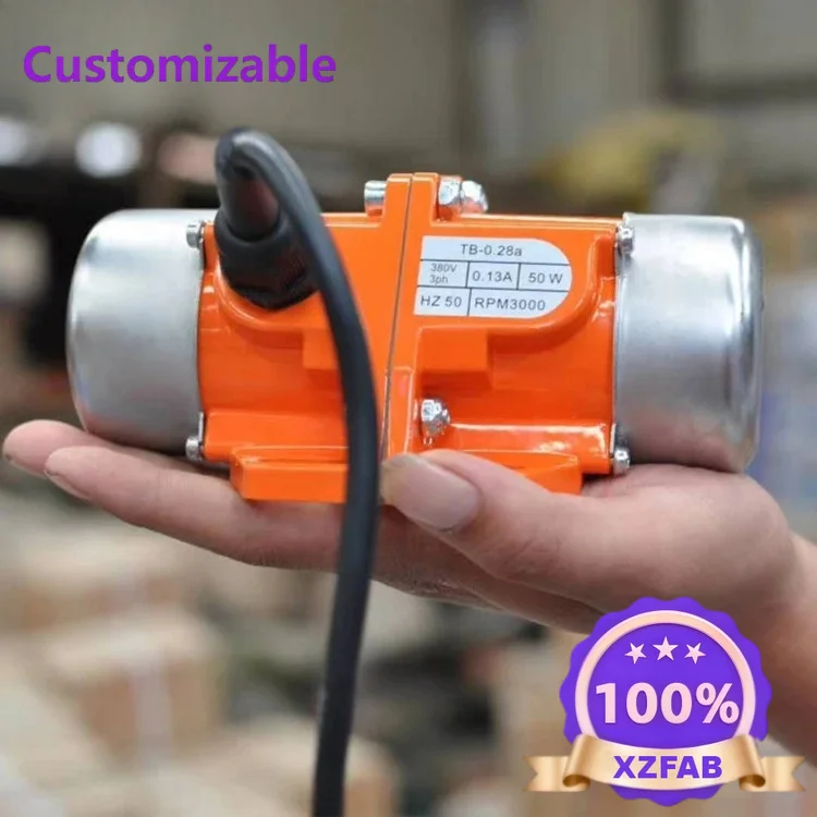 Factory Direct 2026 230W 40w Single Phase 220V 3000RPM Aluminum Alloy Electric Vibration Vibrator for Shaker DC Brushless 24v Vi