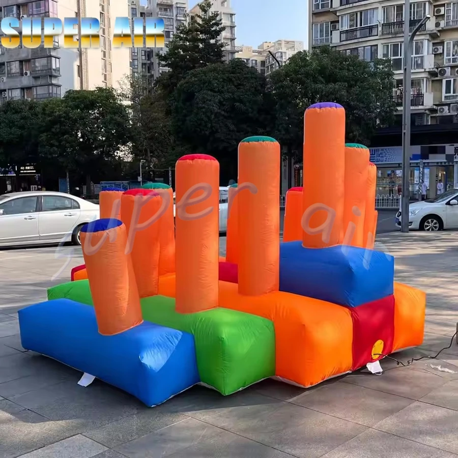Kommerzielle Aktivitätsausstellung, aufblasbares Ringwurf-Wurfspiel, aufblasbare interaktive Hoopla-Spiele, Karnevalsspiel für Veranstaltungen