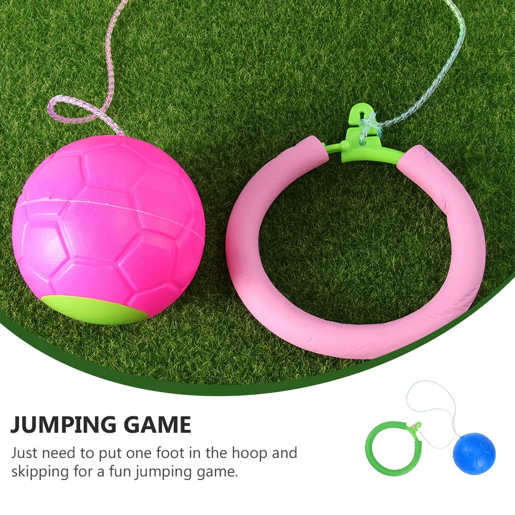 

4pcs Rotating Jump Ring Ankle Skipping Fun Cardio Game Improve Coordination Exercise Sports Fitness Equipment For