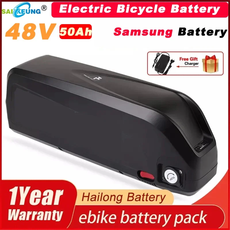 36 48 52 60 72V Electric Bike Down Tube Hailong G80 Lithium Battery Pack Electric Scooter 25Ah 30Ah 40Ah 50Ah 60Ah 3000w Battery