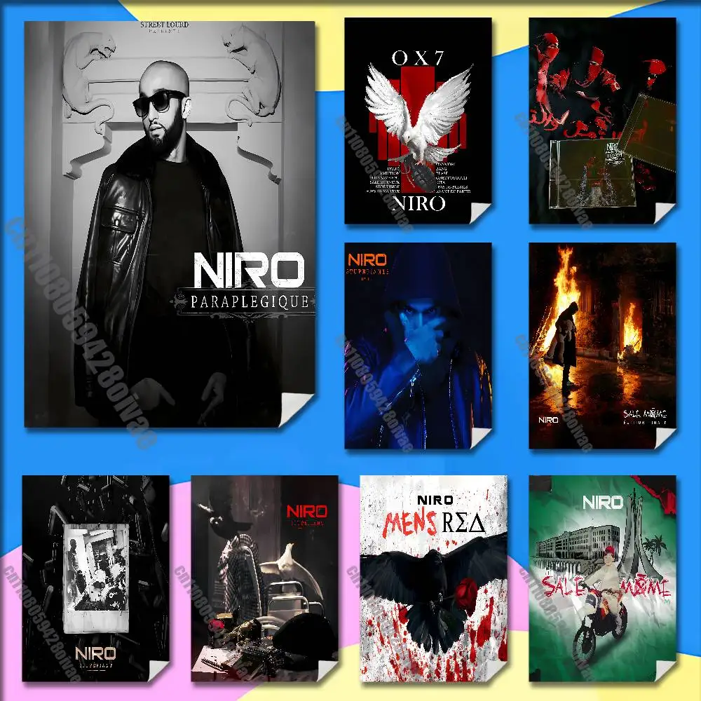 

N-Niro M8RE OX7 HAYATI Taulier Poster Sticker For Bars 40x60cm Self-adhesive Ornament Collectibles Playbill Cover